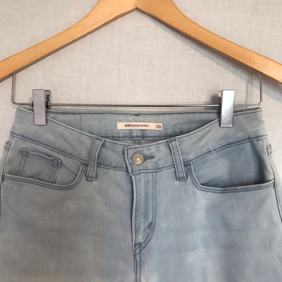 ⬇️Levi’s 535 Super Skinny Jeans Size W28 L30 - Picture 2 of 6
